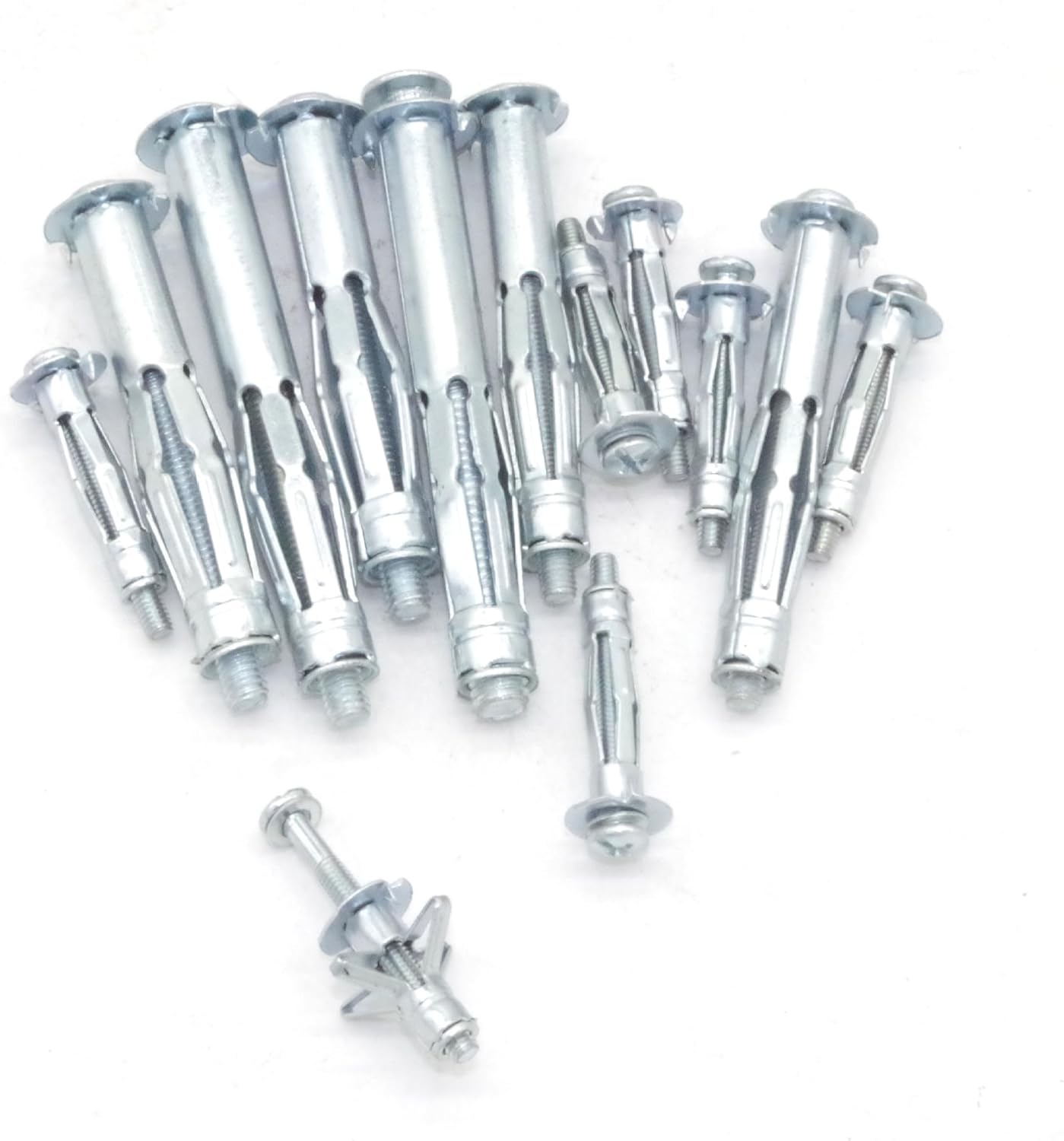 Riveter Nail Hollow Hand Tools Electric Rivet Gun 72PCS Nail Hollow Screw Expansion Bolts Kits Screw Head Anchor Bolt Accessorie - (Length: 72PCS SET)