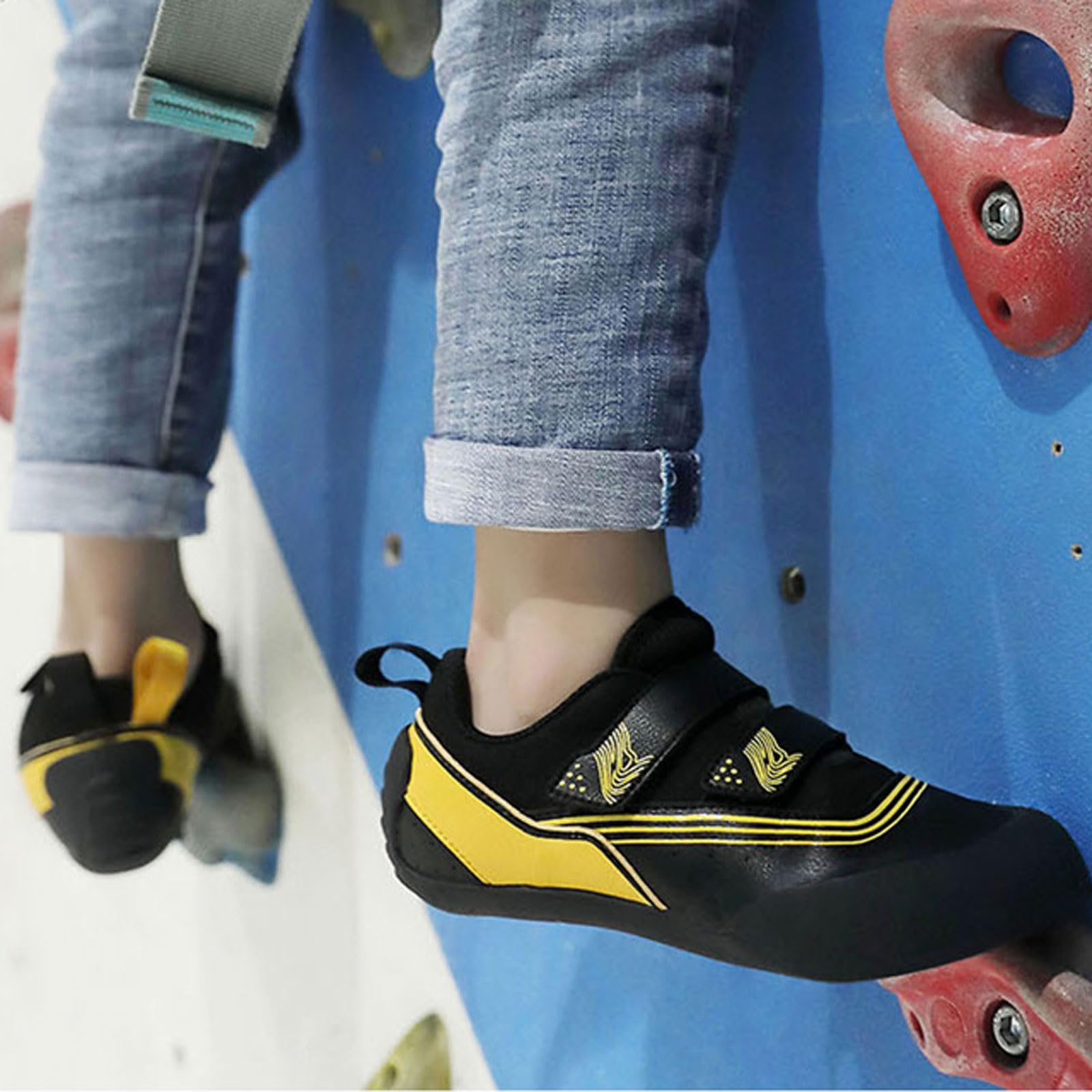 Jugend-Kletterschuhe,Einstiegs-Kletterschuhe für Jungen und Mädchen,Indoor-Klettertraining,boulderschuhe Damen,Boulder Schuhe männer