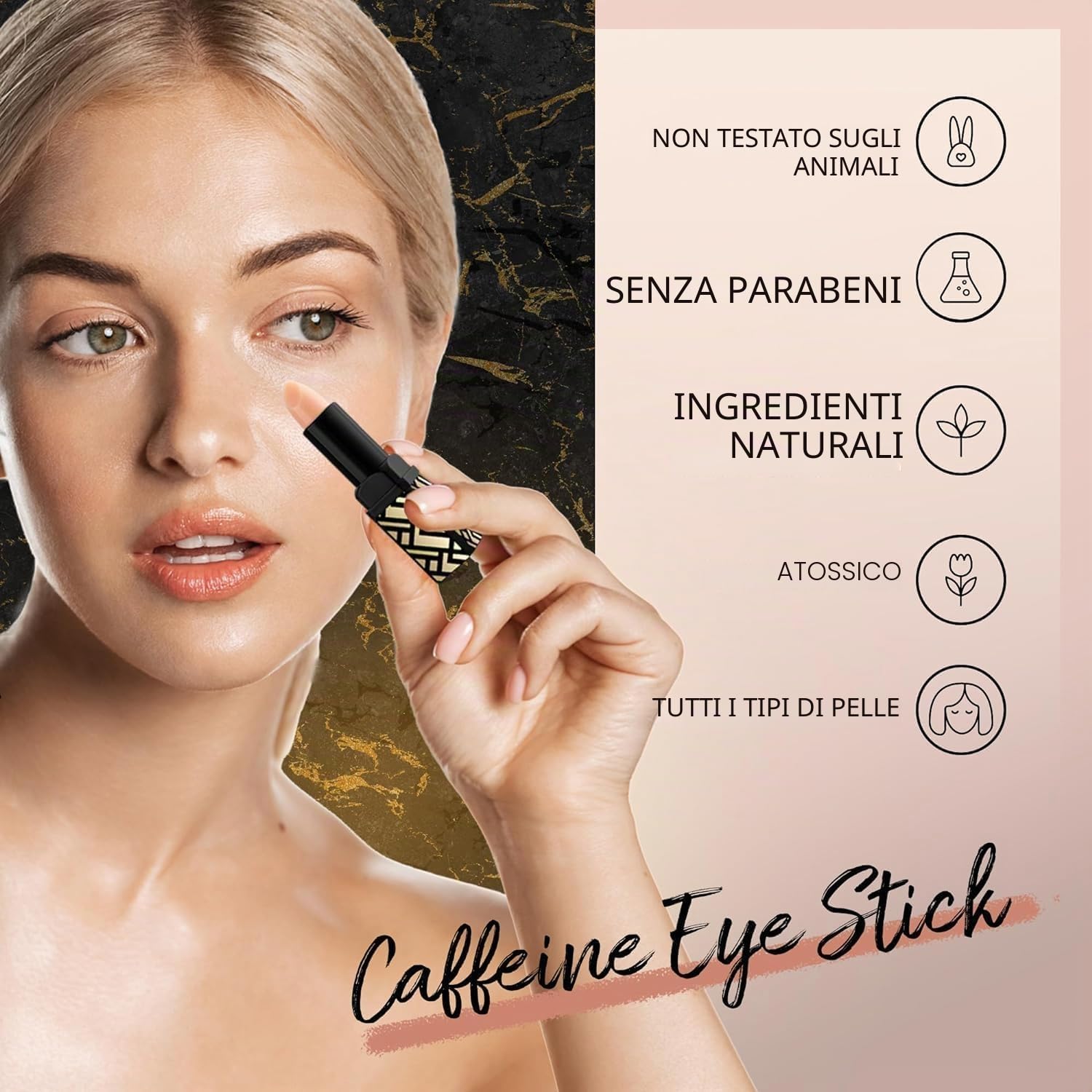 Balsamo per occhi al retinolo contro rughe, occhiaie scure e borse da lacrima, balsamo per occhi alla caffeina, per uomini e donne, balsamo coreano (1)