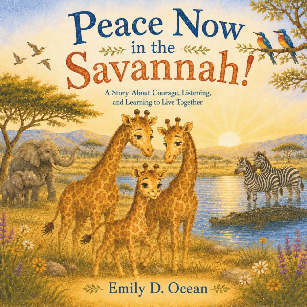 Peace Now in the Savannah!: A Heartwarming Children’s Story About Courage, Kindness, Listening, and Learning to Live Together