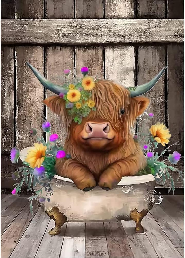 LWZAYS Diamond Painting Kits for Adults,5D DIY Full Drill Round Art Gems Vertical Diamond Art Perfect for Home Wall Decor 12x16 Inch/30 * 40cm