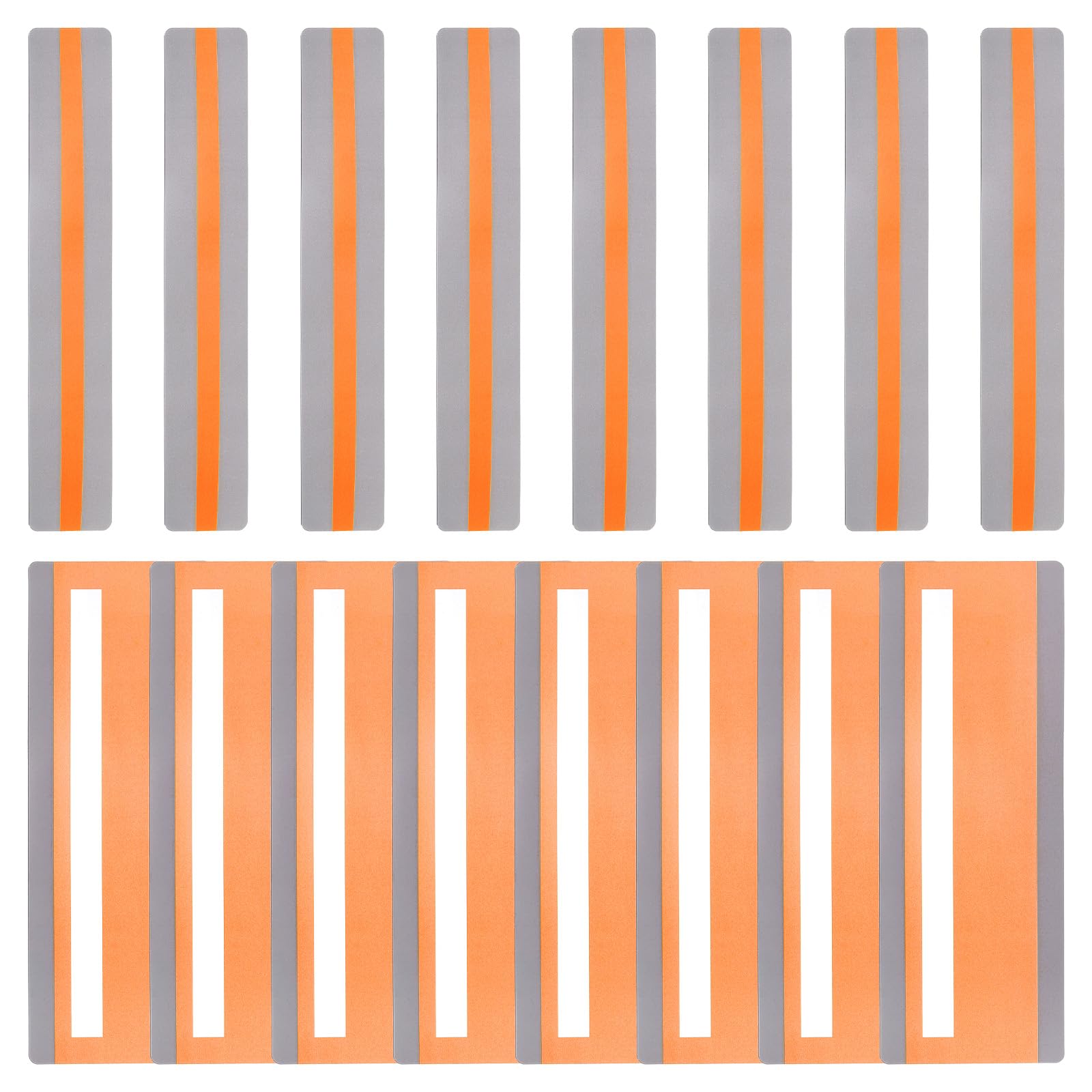 PATIKIL 16Pcs Guided Reading Highlight Strips, 2 Sizes Colored Overlay Highlight Bookmarks