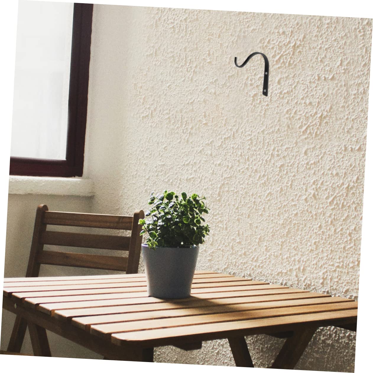 8 ganci per recinzione, in acciaio inox, da appendere al giardino, in ferro resistente, per mangiatoie per uccelli, recinzioni, per interni ed esterni (15,2 cm
