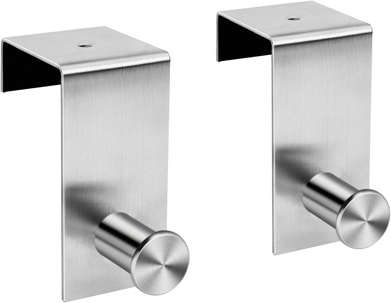 Flexzion Over Door Hooks 2 Pack Stainless Steel Hooks to