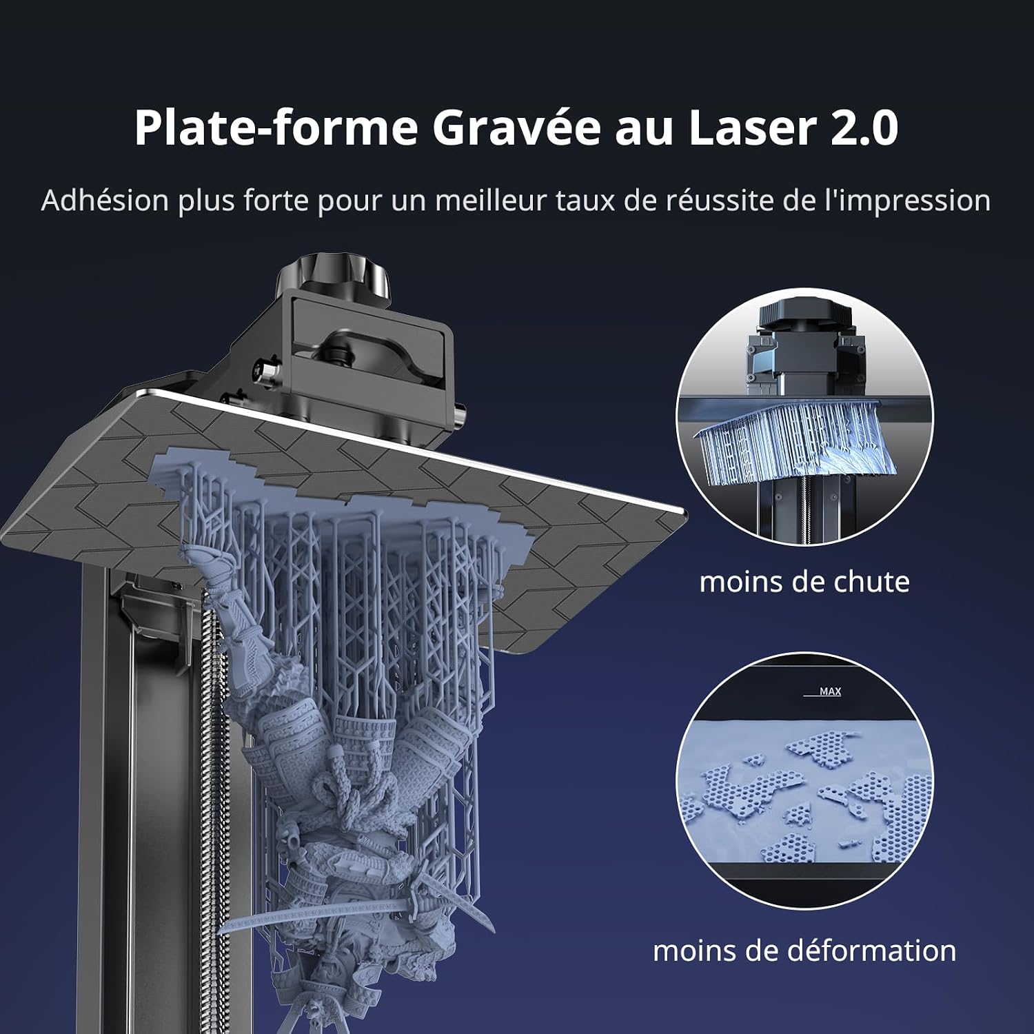 imprimante 3d anycubic photon – vue détaillée