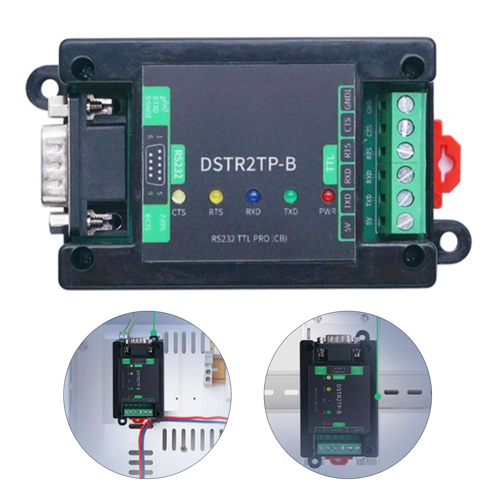 CHENZILIN Industrial Grade RS232 Converter Module with SP3232 Chip Power Isolation DB9pin for Stable Data Transmission