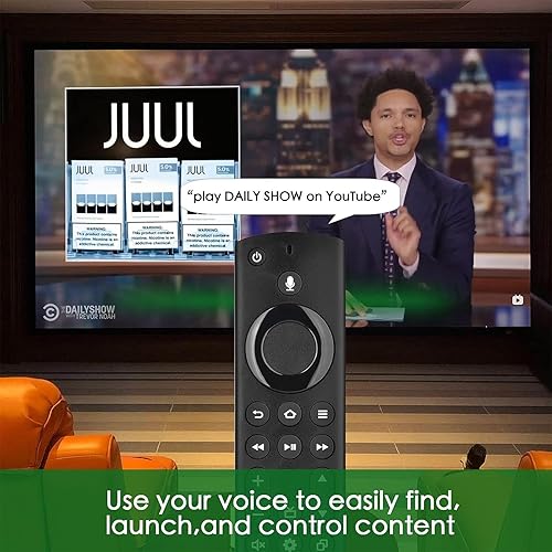 Miniatura 4 de Control remoto de voz de repuesto compatible con televisores inteligentes Insignia Toshiba Pioneer AMZ, con 4 accesos directos NTFLX, DSNY+, PRM