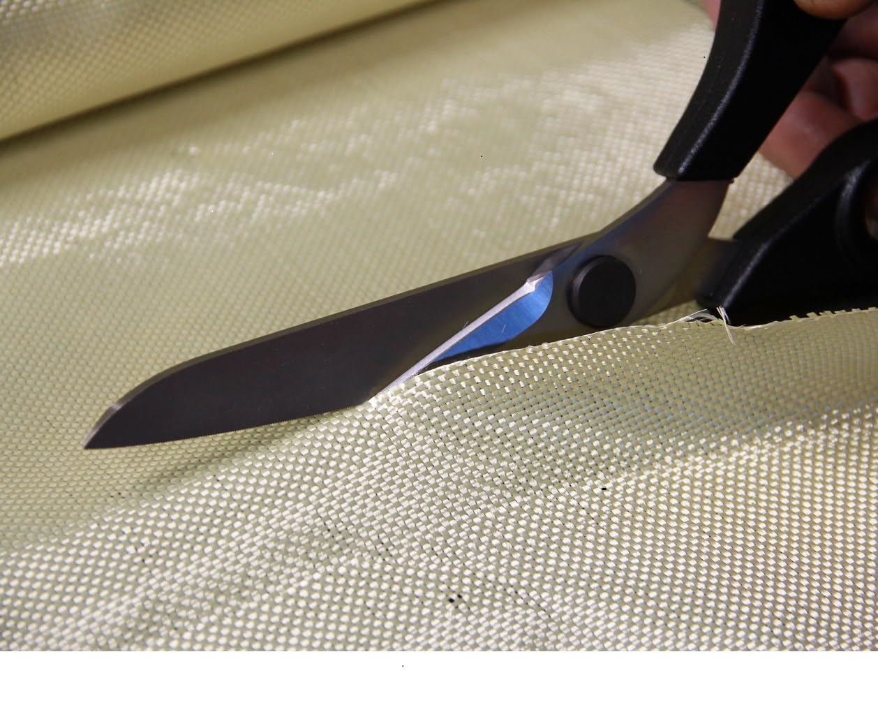 Forbici per taglio kevlar MILLEMETRI inox da 24.5 cm lame temprate 62 HRC per kevlar, twaron, compositi, fibra di vetro, carbonio, hobbystica, modellismo
