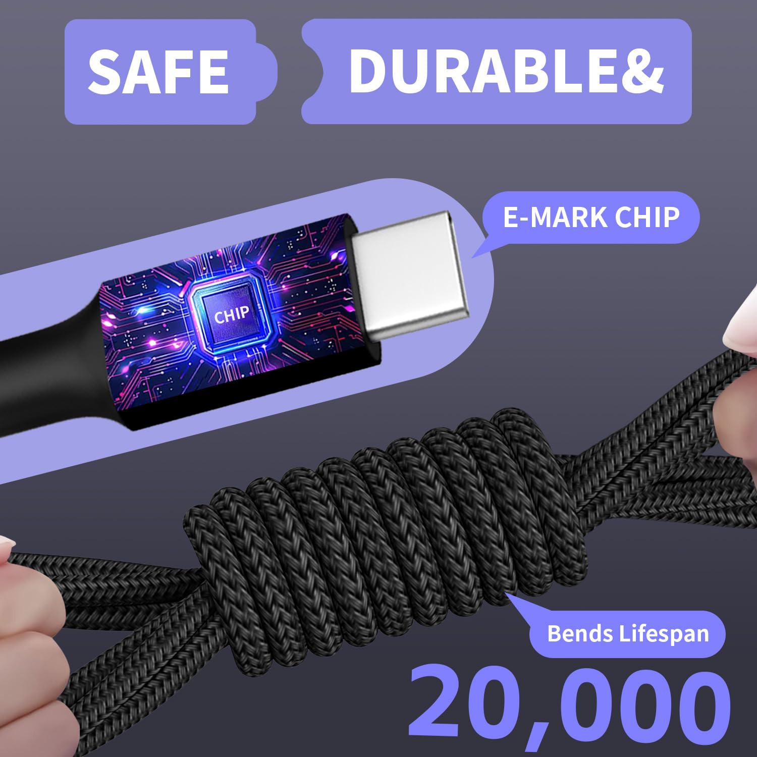 Travel Essentials, cable de carga múltiple dual tipo C 4 en 1 para múltiples dispositivos, cables USB, cable de carga universal para teléfono con puerto IP/Micro/2 USB-C para iPhone 17/16/15/14 5