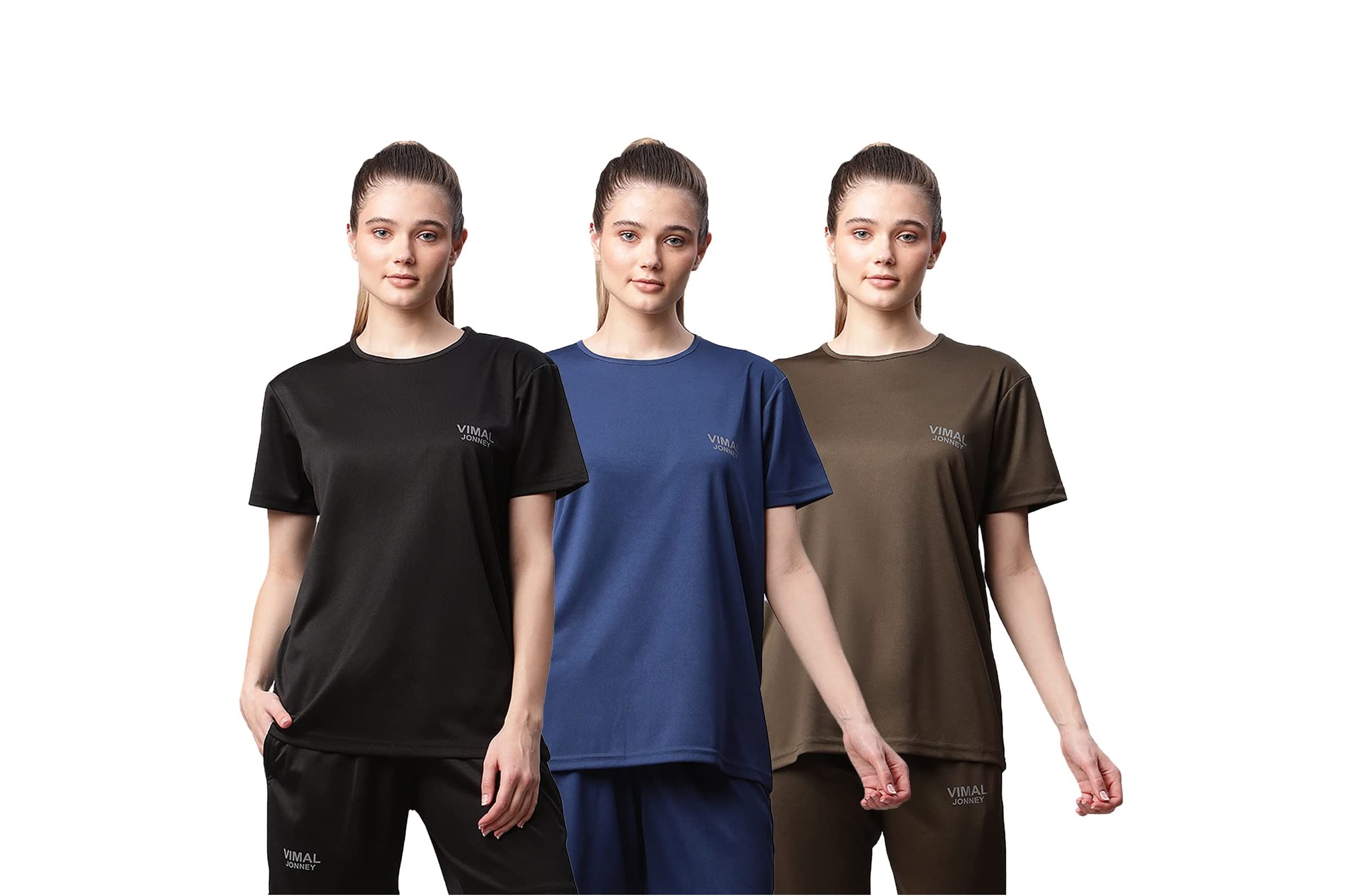 mack jonney Regular Fit Women Tshirts Pack of 3-MACK57689-picture-20