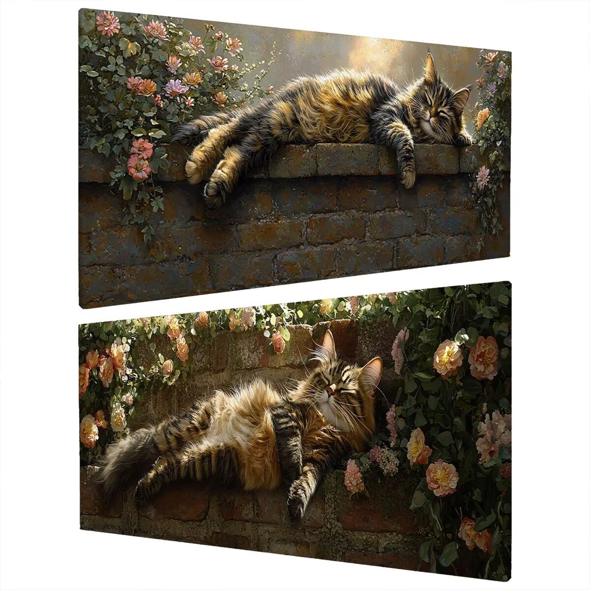 Diamond Painting Adulti, Diamond Painting Gatto 40x100cm, Regalo -2076