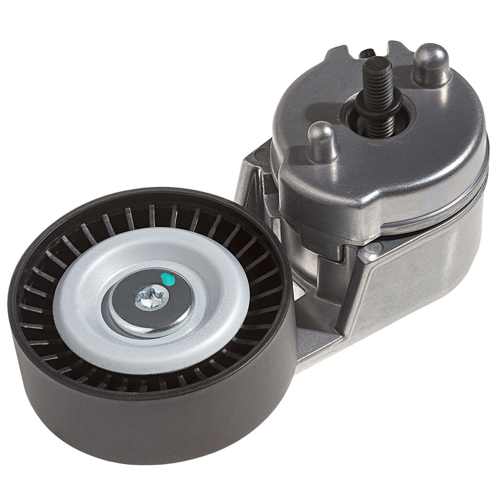 TUCAREST 38163 (For L6 4.0L 242Cid) Accessory Drive Belt Tensioner Pulley Assembly Compatible With 1999-2004 Je-ep Grand Cherokee /2000-2006 Wrangler TJ [# 4854089 4854089A]