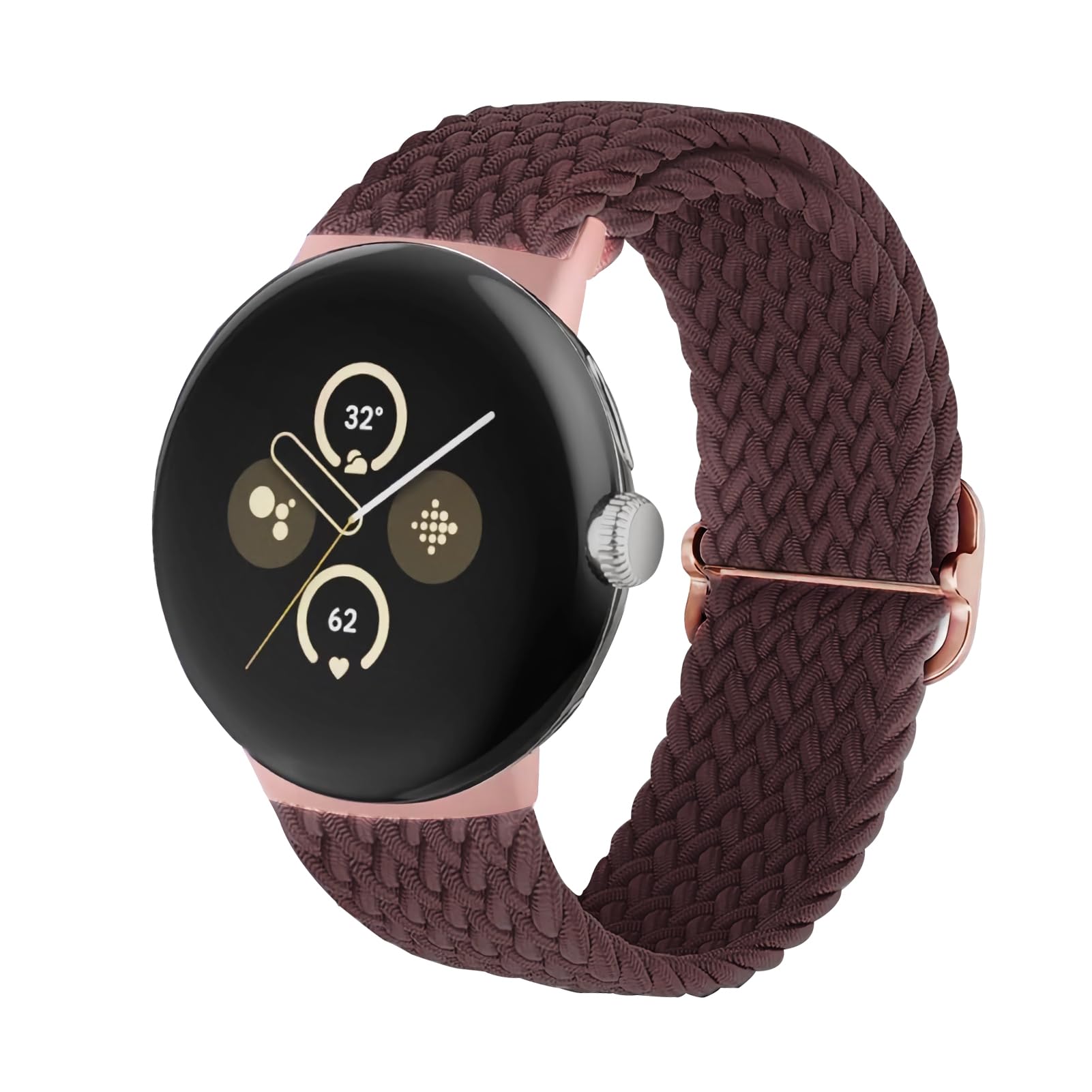 YuiYuKa Braided Stretchy Solo Loop for Google Pixel Watch/Pixel Watch 2 Strap for Women Men,Nylon Elastic Strap for google pixel smart watch,army green (B0D4TJ35ZS) Amazon Price History, Amazon Price Tracker