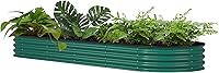 Vista 12 de VEIKOU Cama de jardín elevada de 8 x 2 x 1.4 pies, cama de jardín elevada galvanizada, maceta modular elevada para exteriores, para verduras, cama