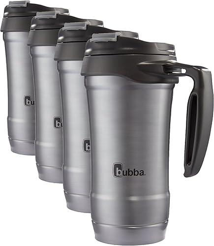 Miniatura 8 de Bubba Brands Hero Taza térmica de 18 onzas color oro rosado Negro