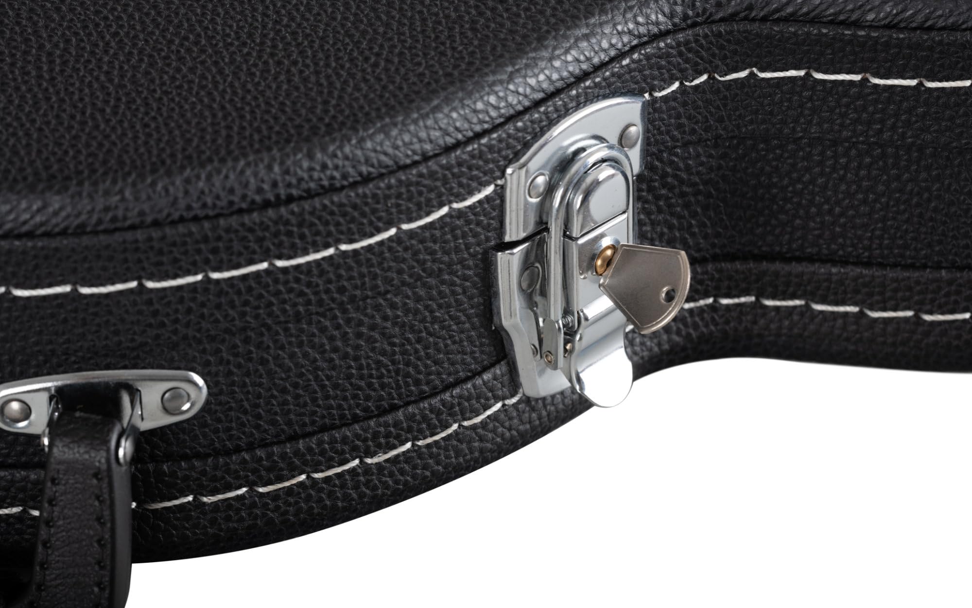 Rocktile Étui Guitare Électrique Style Double Cut (gigbag rembourré, Compartiment intégré, verrouillable, Longueur Totale : 102 cm) Noir