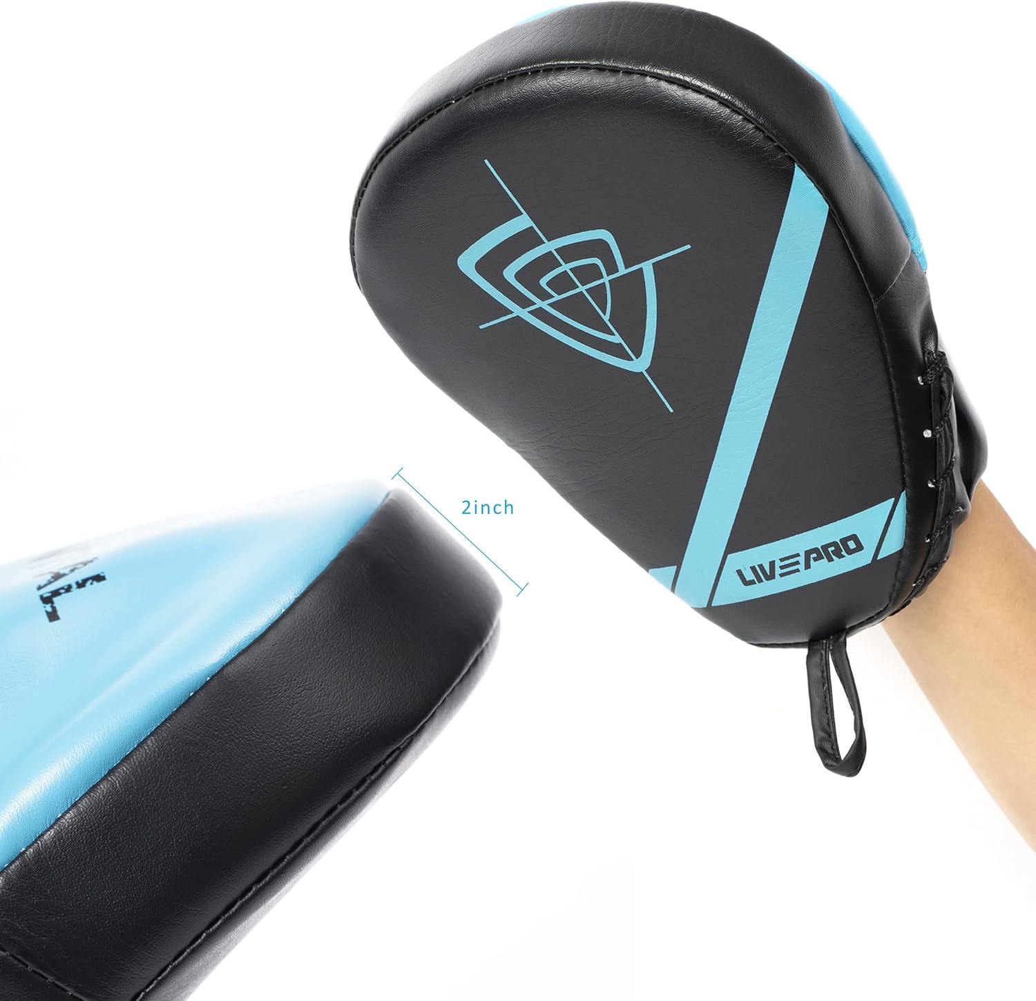 LIVEPRO Boxing Punch Mitts Hand Focus Pad, Kids Taekwondo Sparring Kick Training Target, Kickboxing Knuckle Strike Box Gloves Punching Equipment : Sports & Outdoors