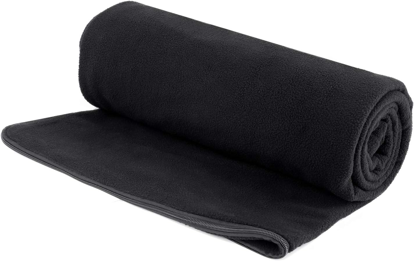 Fleece Sleeping Bag Liner Travel Sheet Camping Sleep Sack Ultralight Zippered