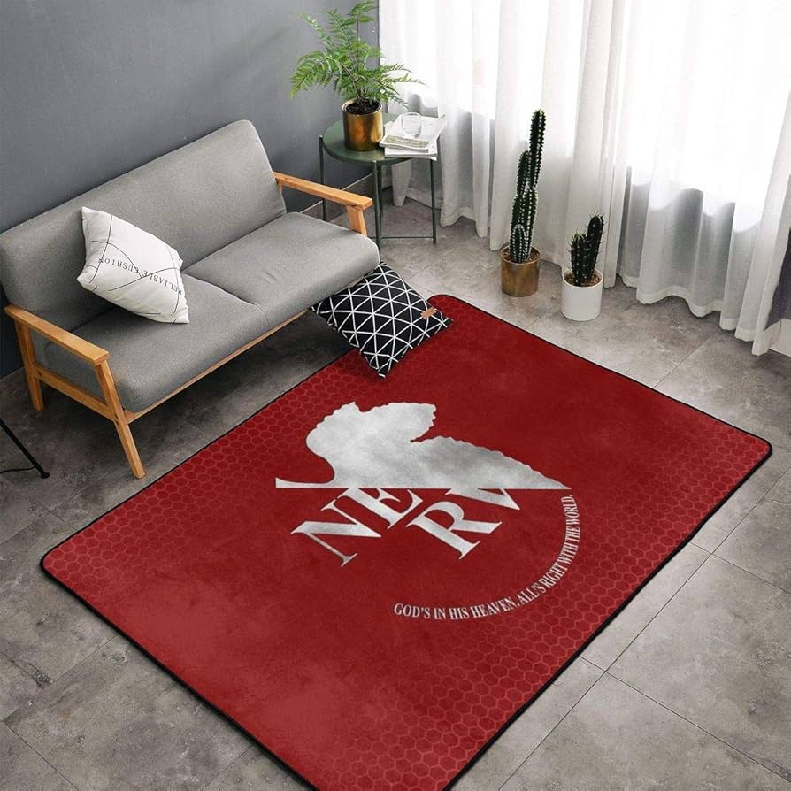 Amazon | マイクロファイバー 絨毯 新世紀エヴァンゲリオン1 ベッド