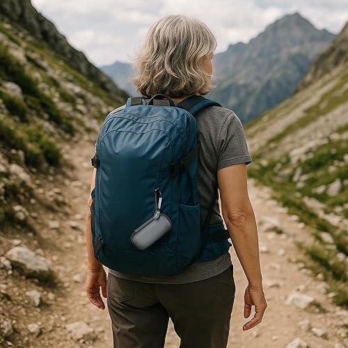 Vista 44 de PAIYULE Funda para Alivecor KardiaMobile 6L para monitor de electrocardiograma, soporte compacto también se adapta a monitor de frecuencia cardíaca