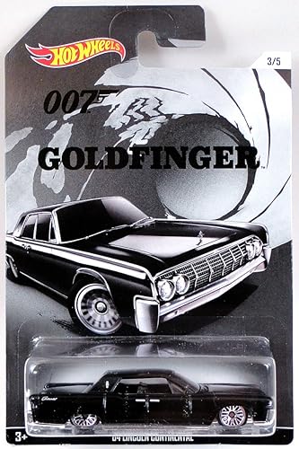 Hot Wheels, 2015 James Bond 007, Goldfinger '64 Lincoln Continental Negro 35 disponible en Yaxa Mexico
