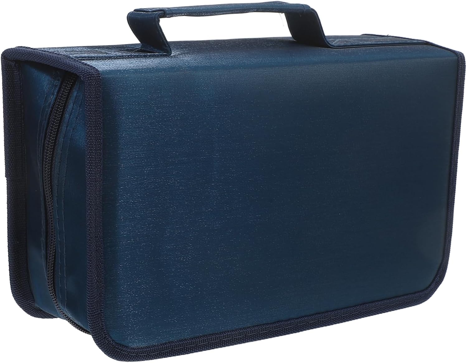 SOLUSTRE 3pcs Cd Carrying Case Zipper Cd Storage Box DVD Holder Lightweight Organizer Case