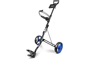SereneLife Golf Rolling Cart: Ultra-Light and Effortless Caddy for Walking the Greens