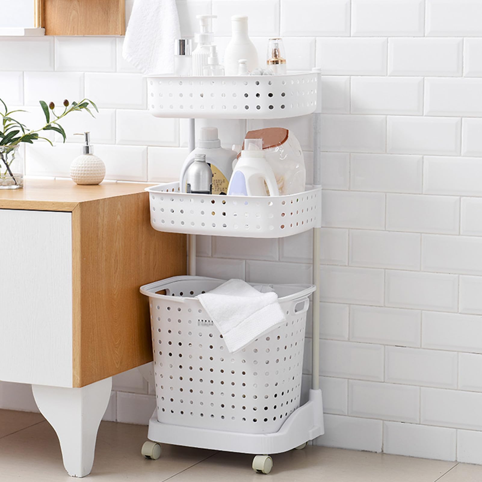 Dirty Clothes Basket Laundry Bucket, Dirty Clothes Storage Basket, Home Put Clothes Basket, Bathroom Shelf, Bathroom Clothes Bucket