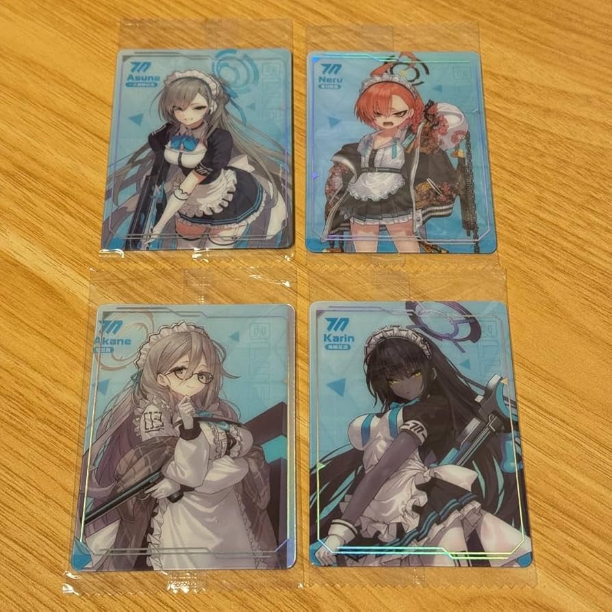 ブルーアーカイブ　中国ローソンコラボ　カード Amazon.co.jp: ブルーアーカイブ 中国限定ローソンコラボ イラスト