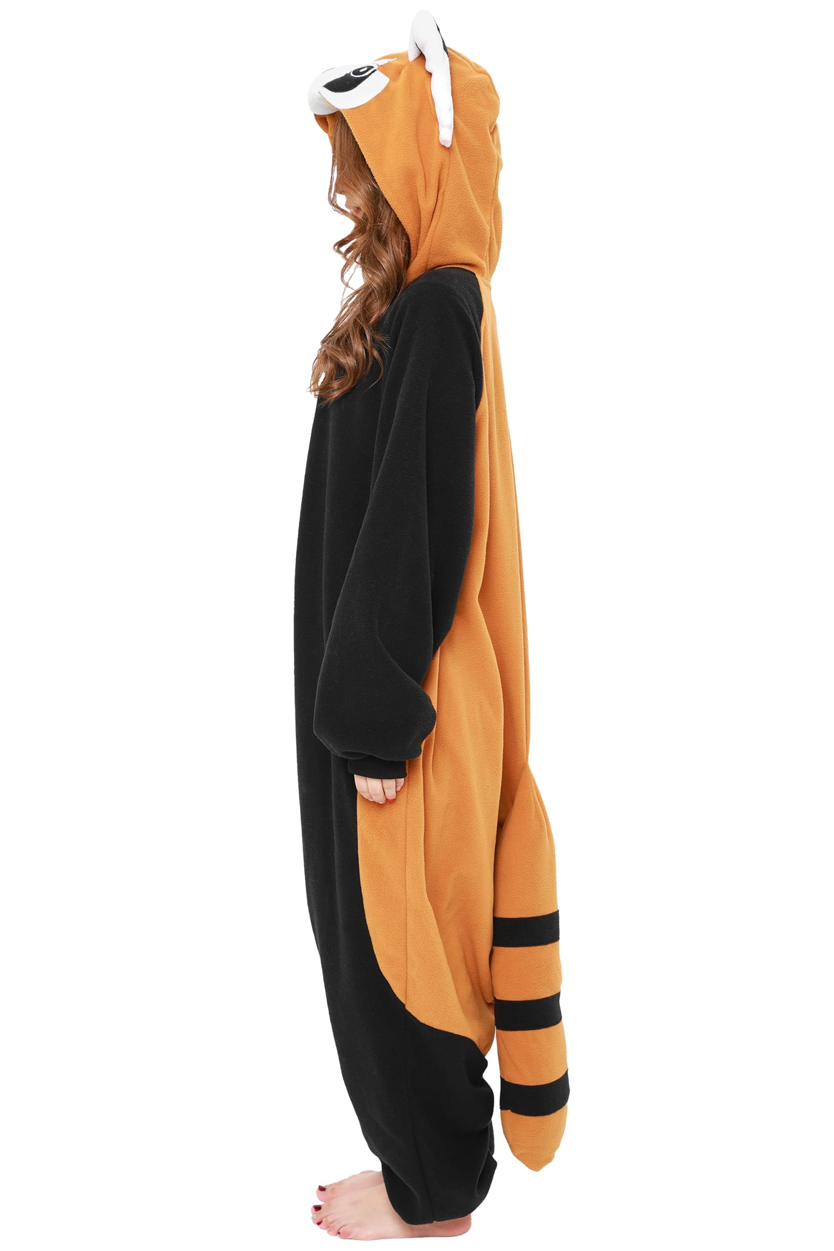 SAZAC Disfraz de panda rojo Kigurumi - Mono de Halloween