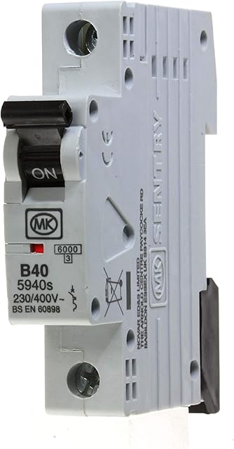 MK Sentry 5940s - 40a Type B Single Pole MCB