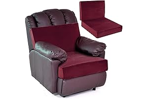 HOMBYS Memory Foam Seat Cushion with Lumbar Support Pillow