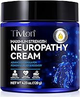 Vista 1 de Crema neuropatía para el cuidado de los nervios para pies, manos, piernas y dedos de los pies, acción rápida con ingredientes naturales para calmar