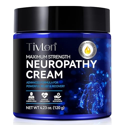 Crema neuropatía para el cuidado de los nervios para pies, manos, piernas y dedos de los pies, acción rápida con ingredientes naturales para calmar