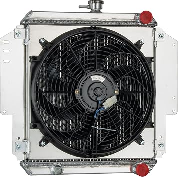 2 Row Core Aluminum Radiator for 1981-1996 Suzuki Samurai 2DR SPFTOP/HARDTOP SJ410/413 1.3L 1982 1983 1984 1985 86 87 1988 89 90 91 92 93 94 95 All Aluminum Radiador for Suzuki Radiators