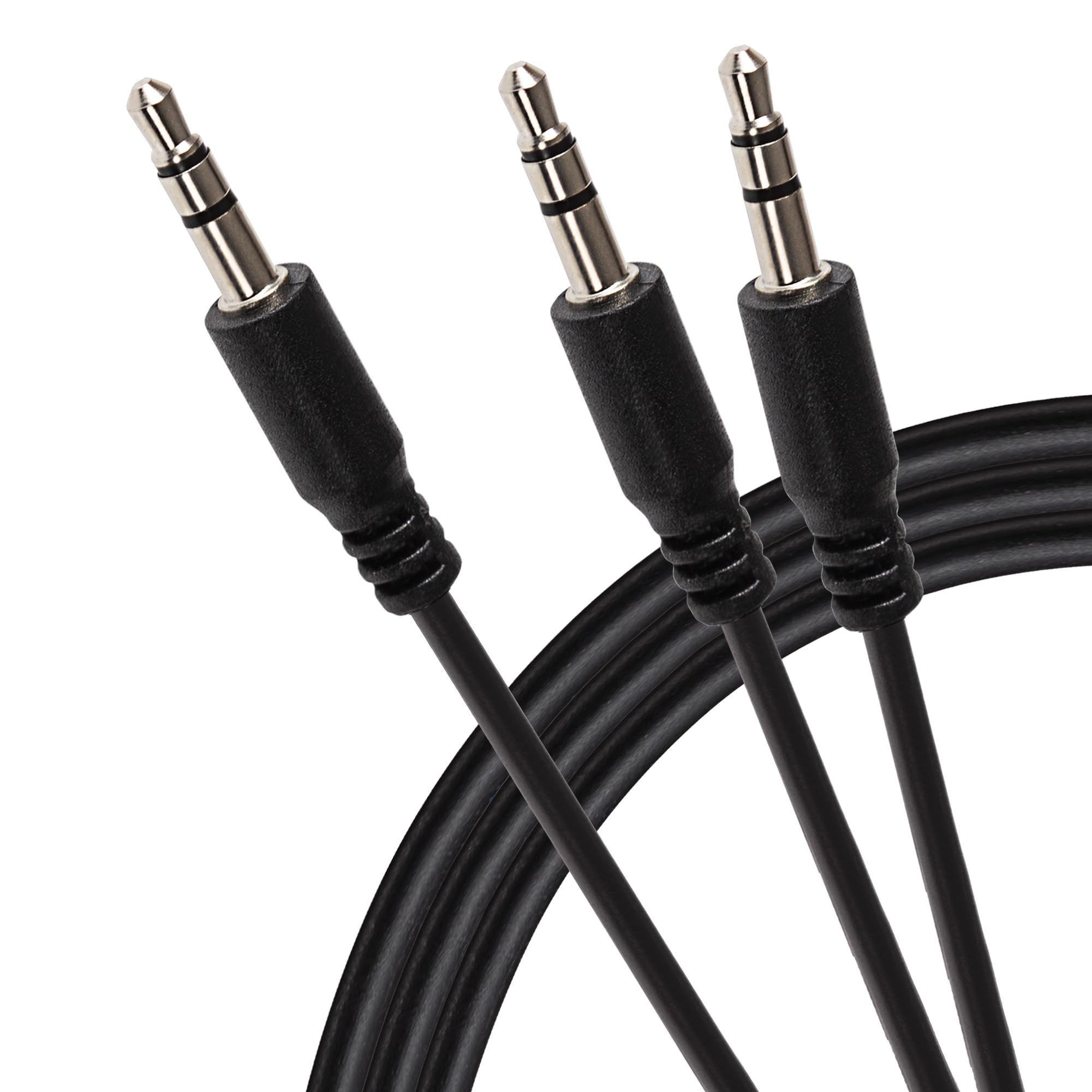 Maplin 3.5Mm Aux Stereo 3 Pole Trs Jack Plug To Twin 3.5Mm 3 Pole Trs