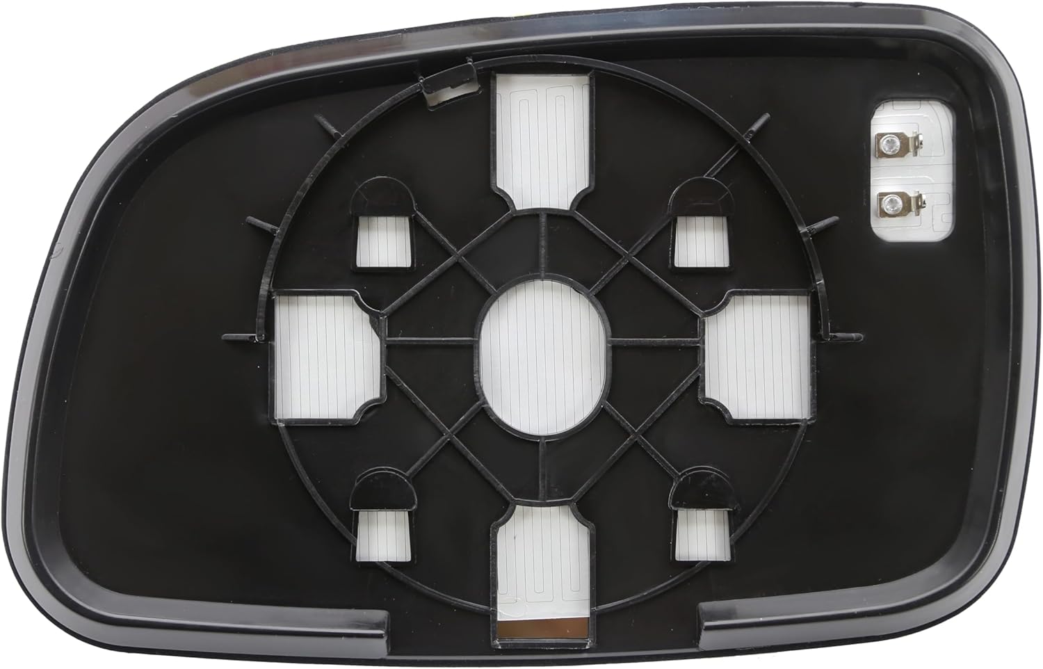 EAP Passenger Side Mirror Glass Compatible with Jeep Grand Cherokee 1999-2004, Heated, 5017072AA, 5013636AA