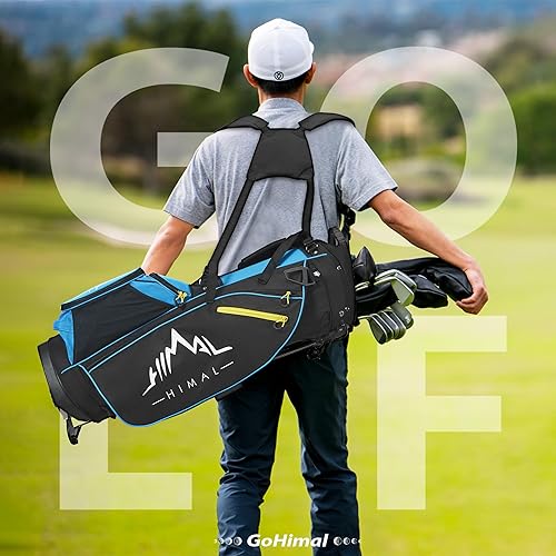 Miniatura 7 de 14-Way Golf Stand Bag, Golf Bag with Stand - Lightweight Durable Club Bag for Men & Women