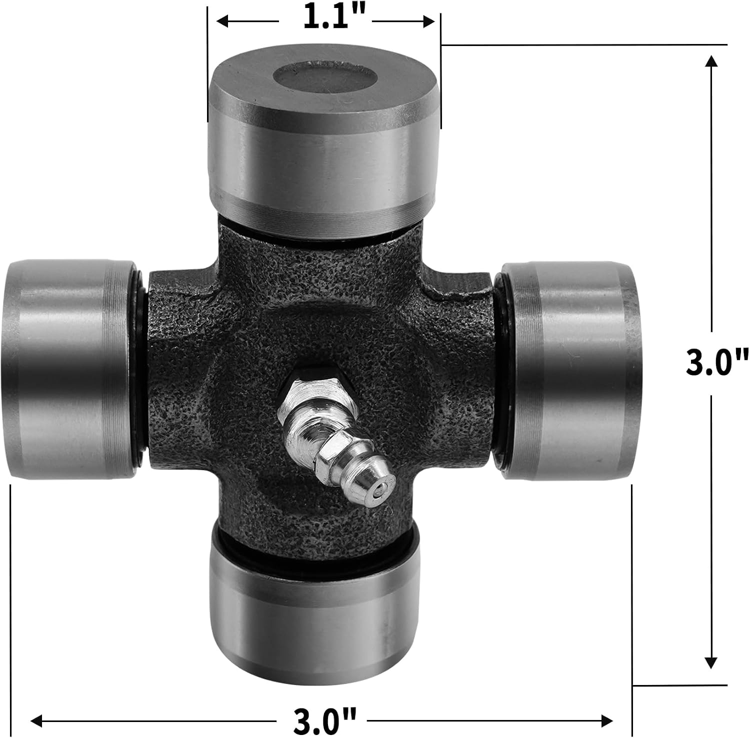 1004020 U-Joint Kit Compatible with Eurocardan Series 4 Metric Driveline Fit for Comer 180.014.130 Fit for Case IH W2008474DS or W2016154DS Fit for Bush Hog R64694 (27×75mm)