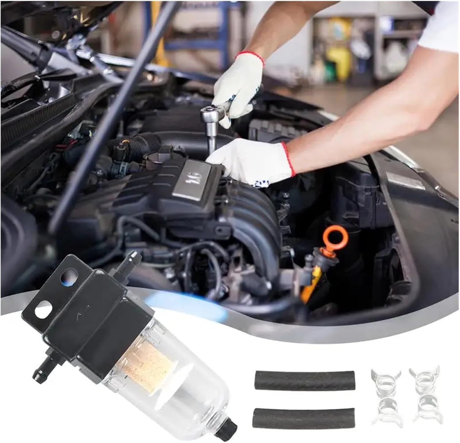 Gasoline Filter Marine Water Separator ABS Replacement for Generator Engine Car Truck
