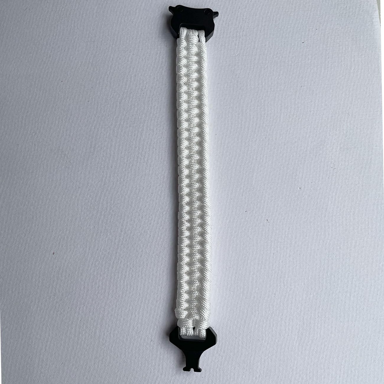 Pulseras de cuerda de paracaídas Trilobite tejida con hebilla de liberación lateral de 8.7 pulgadas, pulsera negra para hombres y mujeres, 1 juego, Poliéster, No es una piedra preciosa 5