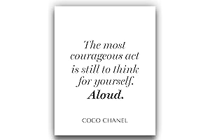 Coco by Chanel: "The Most Courageous Act" Wall Art