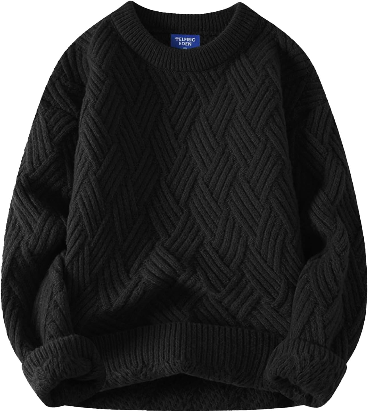 Aelfric Eden Vintage Oversized Sweaters Crewneck Knit Pullover Baggy Loose Casual Cable Sweater 2025 Fall Clothes