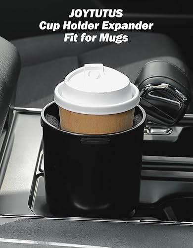 Miniatura 6 de JOYTUTUS Extensor de portavasos para automóvil con elevación interior, adaptador de portavasos para automóvil que se adapta a la mayoría de