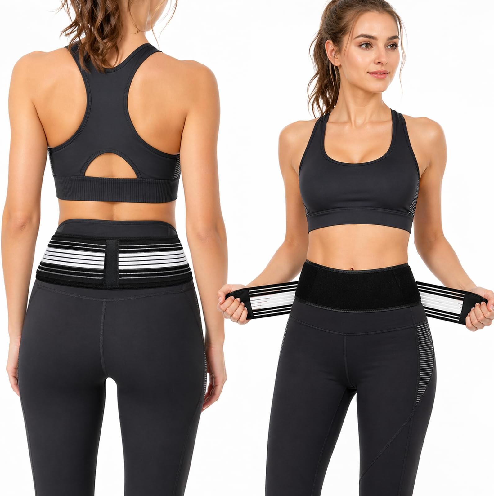 Back Brace for Lower Back Brace Pain Women & Men, Back Support Belt - Relieve SI Joint,Hip & Spine Pain,Sciatica, Adjustable Lightweight Lower Back Support Brace for Life (XL)