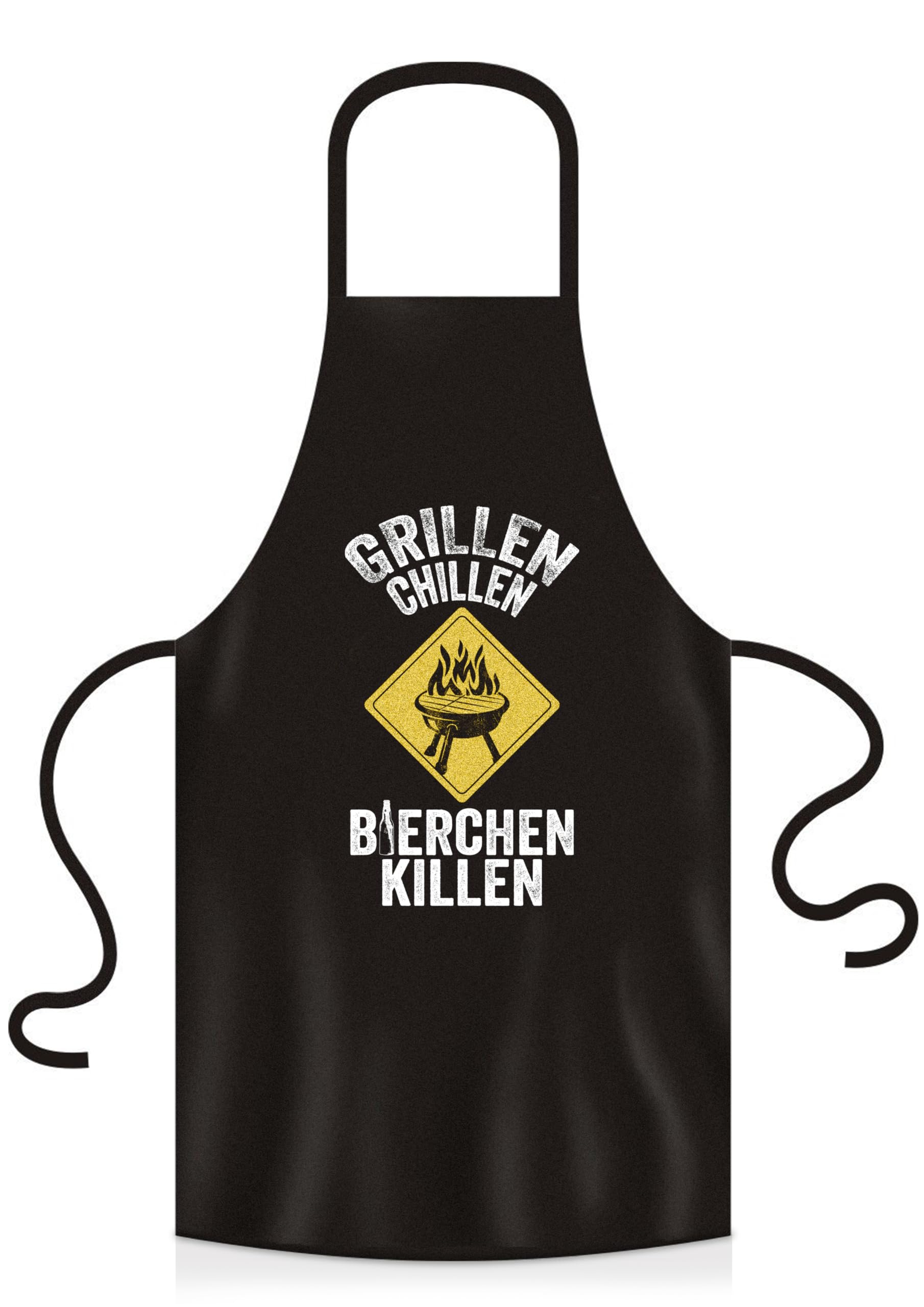 YORA Grillschürze für Männer Vatertagsgeschenk - Kochschürze lustig [inkl. Urkunde] - lustige Geschenke zum Vatertag - Geschenkideen Opa & Papa - Leute