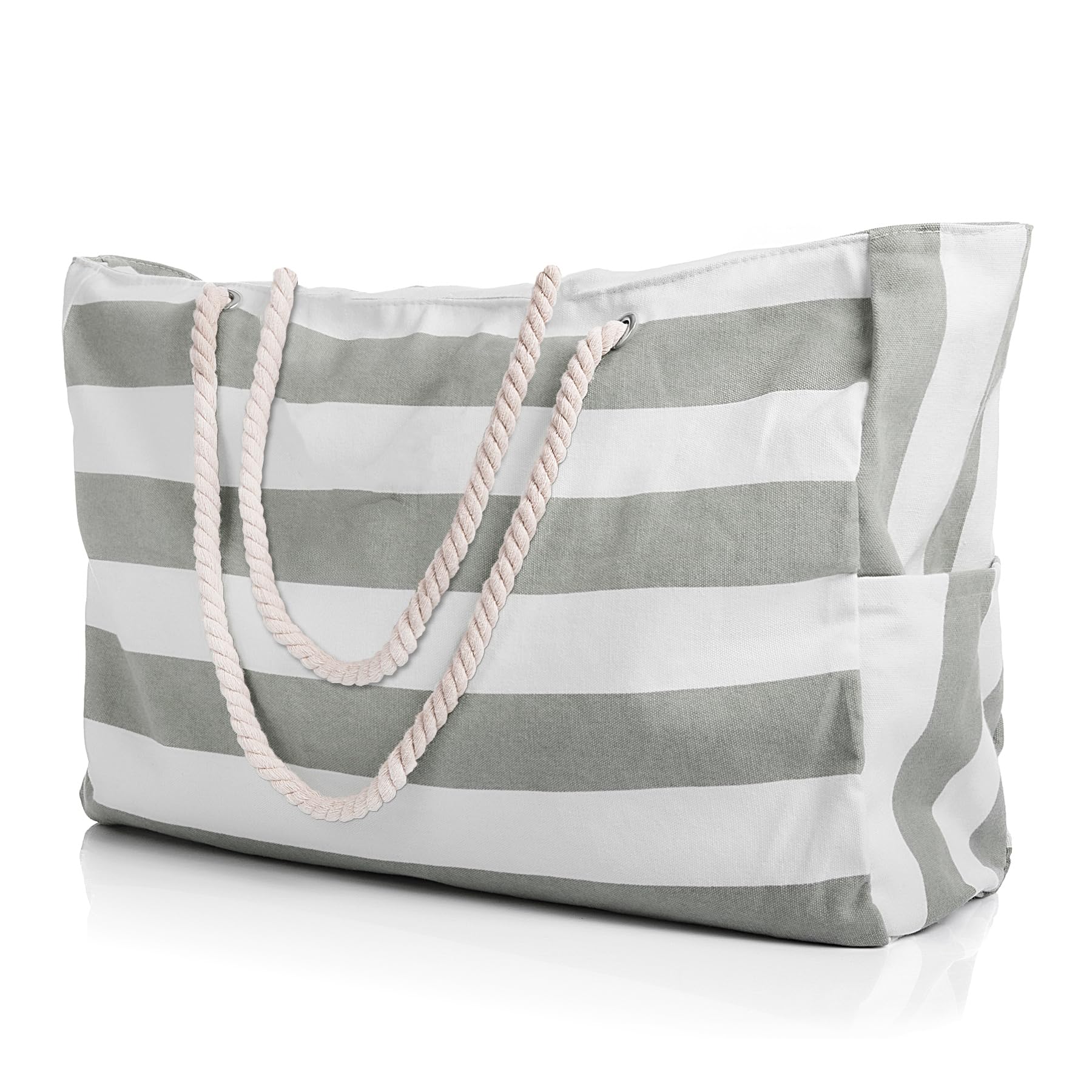 BigDean Strandtasche XXL Strandtasche mit Reißverschluss – Produktbeschreibung