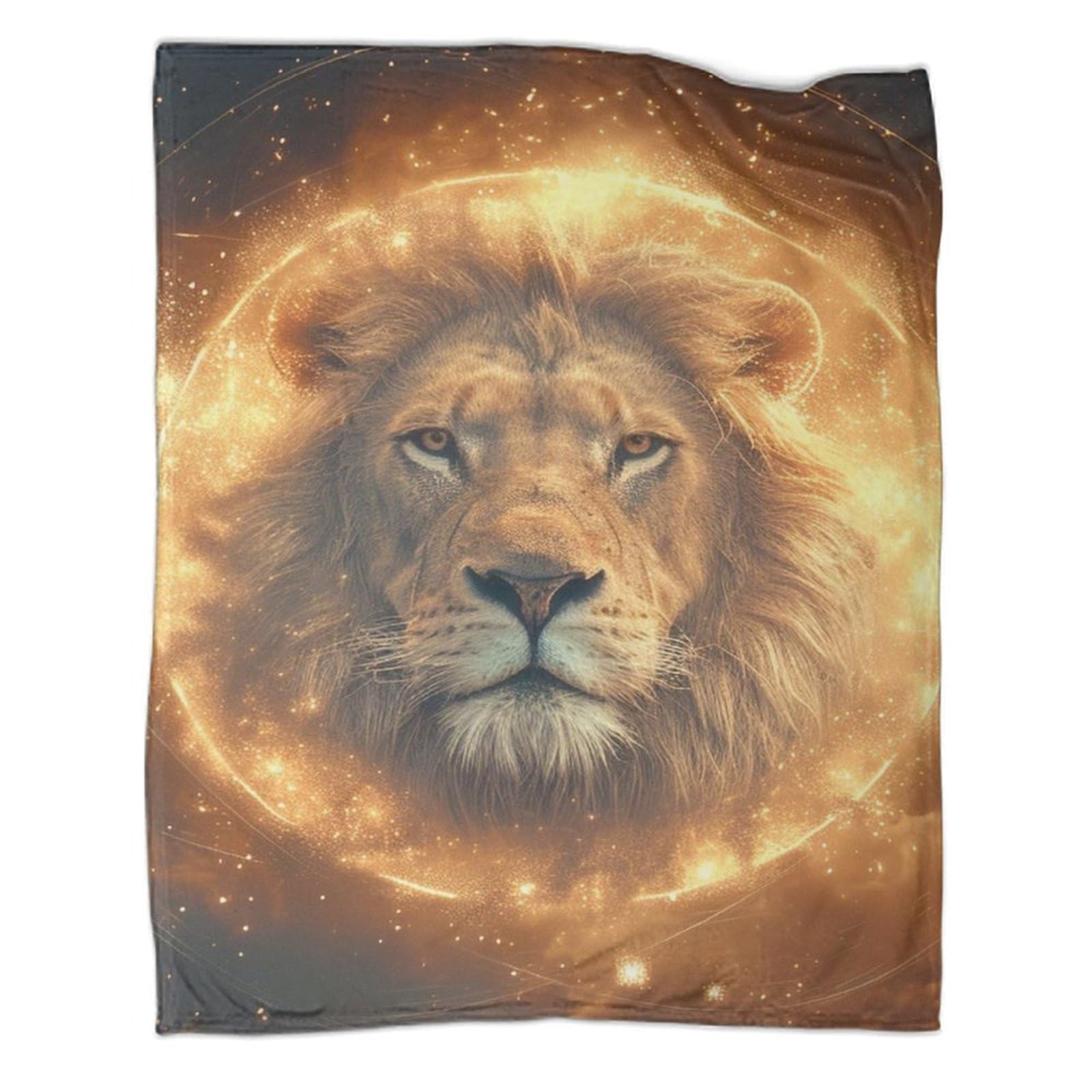 ZYGAOKDD Blanket 3D Print Fleece Blanket Moon Leo Blanket Fuzzy Blankets And Throws for Kids Adults Travel/Gifts for Women Girls 60x80inch(150x200cm)