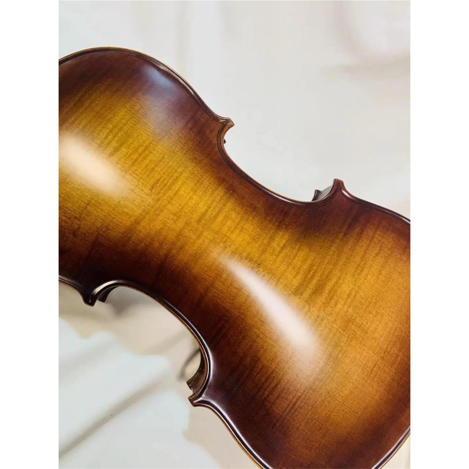 Profesjonalne Skrzypce Gitara Skrzypcowa 6 Strunowa 4/4 Główka Wierzch Świerk Tył Klon Wytrzymała
