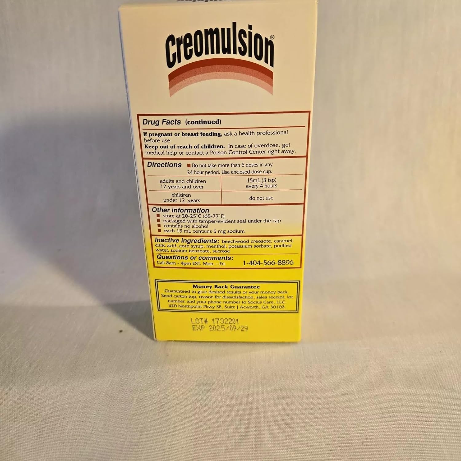 Creomulsion Adult Cough Medicine, 4 Ounce (Pack of 3)